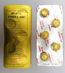 BLACK COBRA 250mg DELAYING TABLETS. INCREASE TIMEING IN MENS